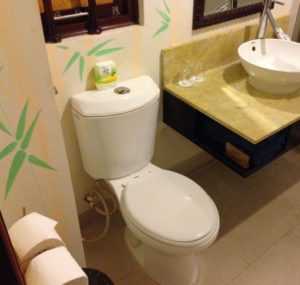 Туалет в Bamboo Village