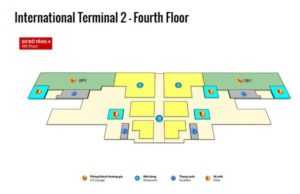 Схема терминала №2 в аэропорту Ханоя