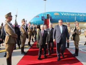 Генеральный секретарь ЦК Компартии Вьетнама начал официальный визит в Венгрию